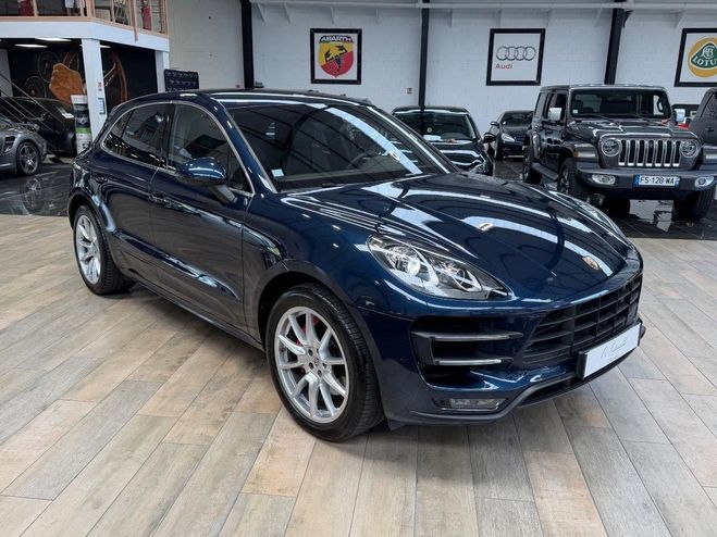 Porsche Macan Turbo V6 3.6 400 PDK Bleu de 2015