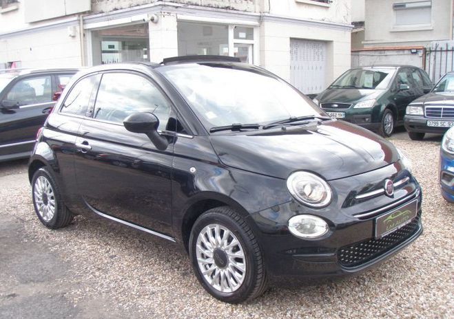 Fiat 500 C C II (2) 1.2 8V 69 LOUNGE Noir de 2019