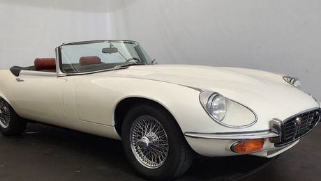 Jaguar E-Type E S�ries 3 V12 cabriolet 1974 d'occasion a Cr�ances (50)