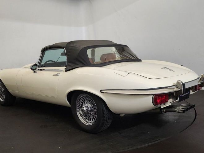 Jaguar E-Type E S�ries 3 V12 cabriolet Blanc de 1974