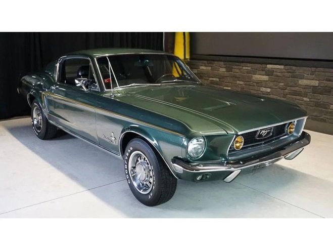 Ford Mustang FASTBACK verte Bullit dorigine VERT de 1968