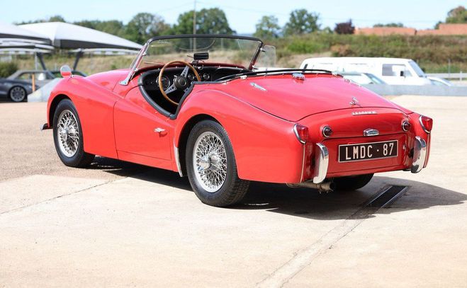 Triumph TR3 TR b 1962 Rouge de 1962