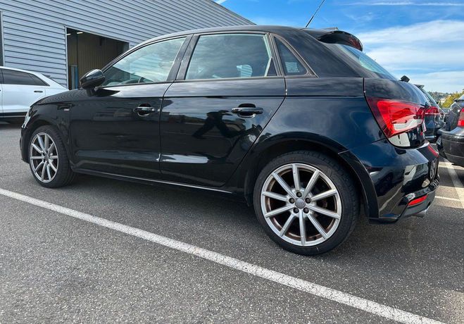 Audi A1 Sportback 1.4 TDI 90ch ultra S line tron Noir de 2016