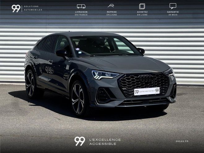 Audi Q3 Sportback 45 TFSI E S LINE 245CH SI�GE C GRIS NANO METAL de 2021