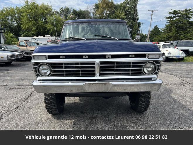 Ford F250 1974 pickup 390 ci v8 160 hp code h 3 vi Bleu de 1974