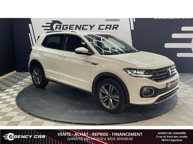 Volkswagen T Cross 1.0 TSI - 110 -DSG 7 R-Line Tech - 1�re  BLANC de 2023