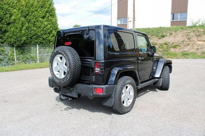Jeep Wrangler CABRIOLET SAHARA 2L8 CRD DIESEL 200 BOIT Noir de 2016