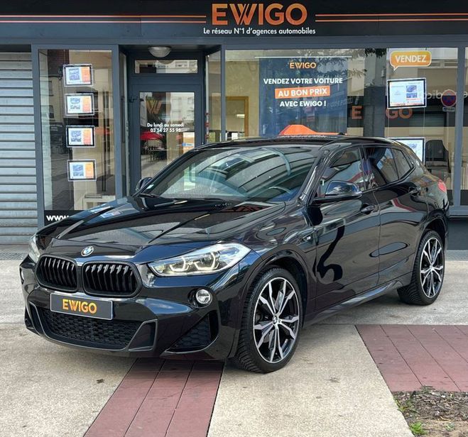 BMW X2 18D 150ch M-SPORT SDRIVE BVA8 SUIVI COMP Noir de 2018