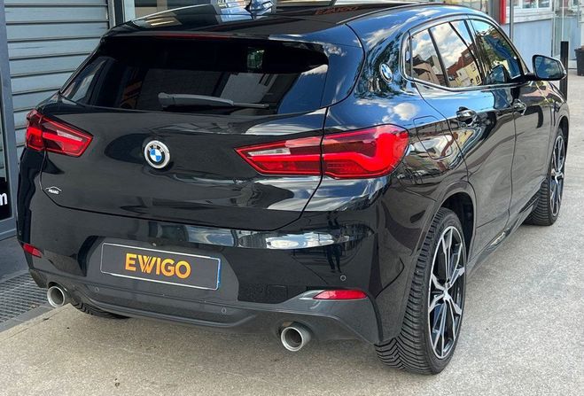BMW X2 18D 150ch M-SPORT SDRIVE BVA8 SUIVI COMP Noir de 2018