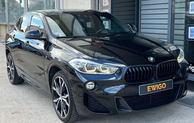 BMW X2 18D 150ch M-SPORT SDRIVE BVA8 SUIVI COMP Noir de 2018