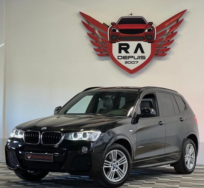 BMW X3 20D XDRIVE 190CH M SPORT Noir M�tallis� de 2016