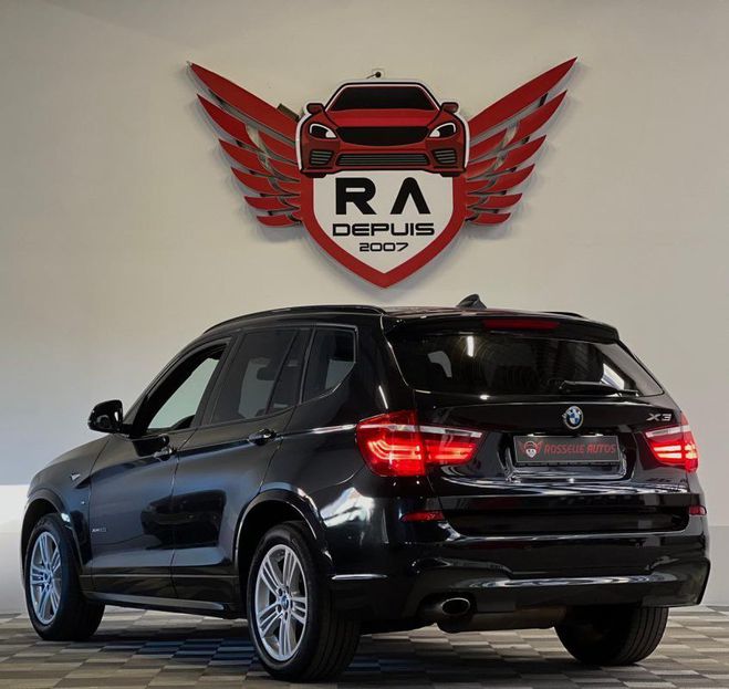 BMW X3 20D XDRIVE 190CH M SPORT Noir M�tallis� de 2016