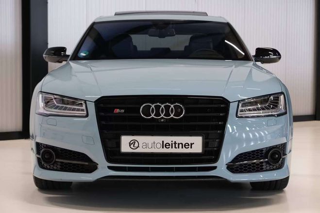 Audi S8 Plus V8 4.0 605ch / Exclusive Meissen Bl Bleu de 2017