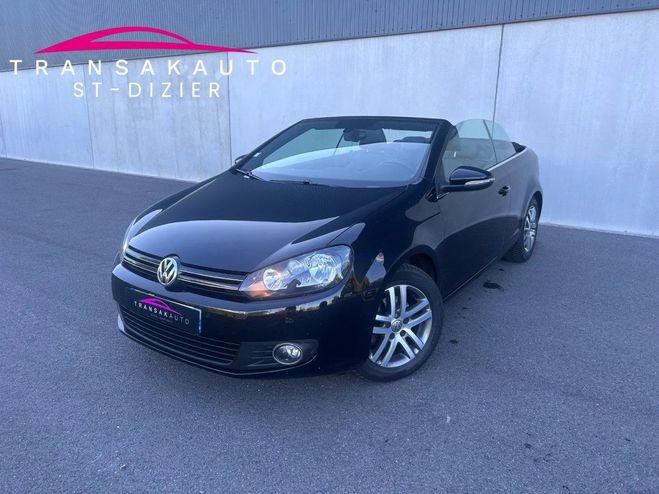 Volkswagen Golf 6 Cabriolet Carat Edition 1.6 TDI 105ch  Noir de 2014
