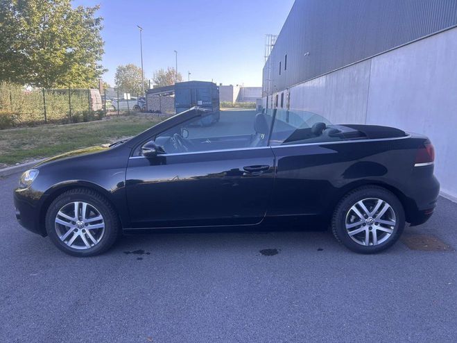 Volkswagen Golf 6 Cabriolet Carat Edition 1.6 TDI 105ch  Noir de 2014