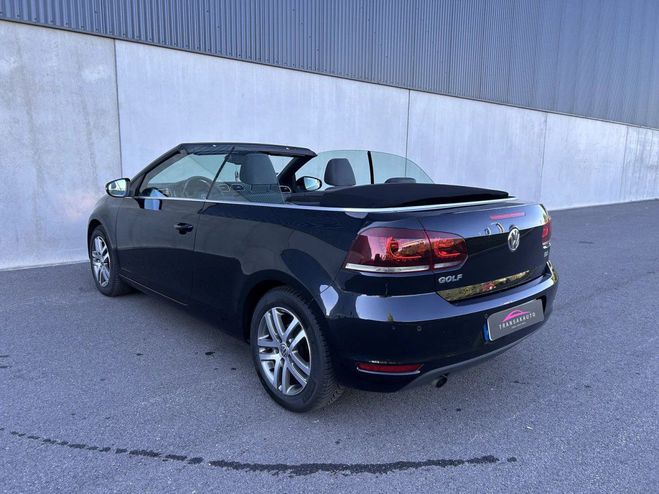 Volkswagen Golf 6 Cabriolet Carat Edition 1.6 TDI 105ch  Noir de 2014