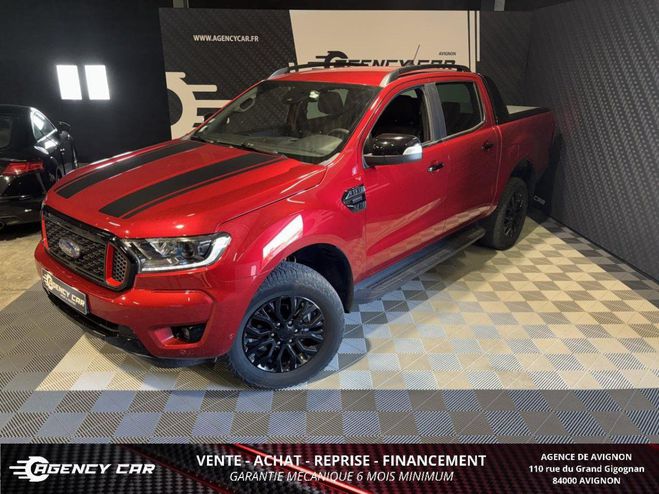 Ford Ranger 2.0 EcoBlue - 213 - BVA - CABINE DOUBLE  ROUGE FONCE de 2022