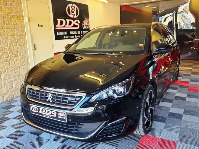 Peugeot 308 II GT 1.6 205CV BREAK TOIT PANO FULL OPT Noir de 2016