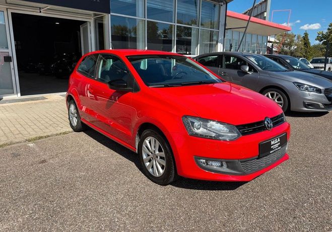 Volkswagen Polo V 1.6 TDI 90 CH STYLE DSG 3 PORTES ECRAN Rouge de 2011