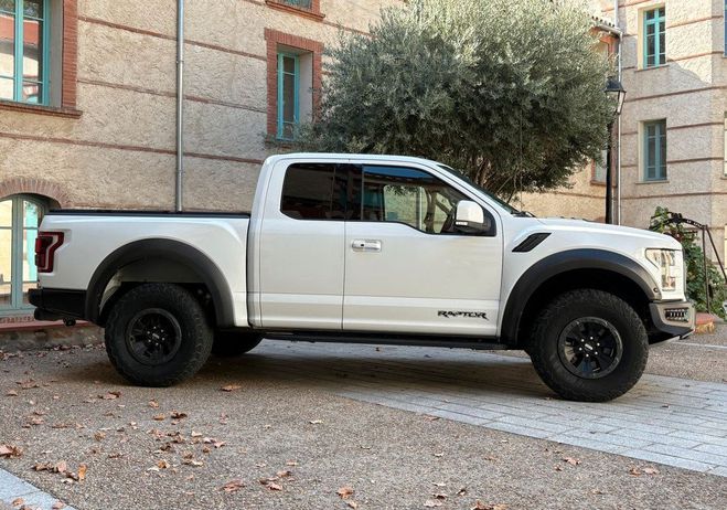 Ford F150 F F-150 RAPTOR 3.5 V6 ECOBOOST 456 ch 4X Blanc de 2017