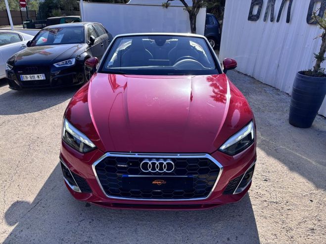 Audi A5 Cabriolet Quattro 2.0 45 TFSI MHEV - 245 ROUGE FONCE de 2020