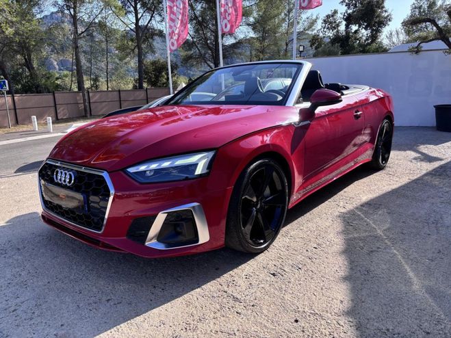 Audi A5 Cabriolet Quattro 2.0 45 TFSI MHEV - 245 ROUGE FONCE de 2020
