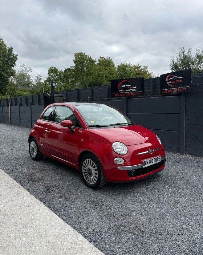 Fiat 500 1.2i 69 CH LOUNGE ? 97 000 KM TOIT PANOR Rouge de 2008