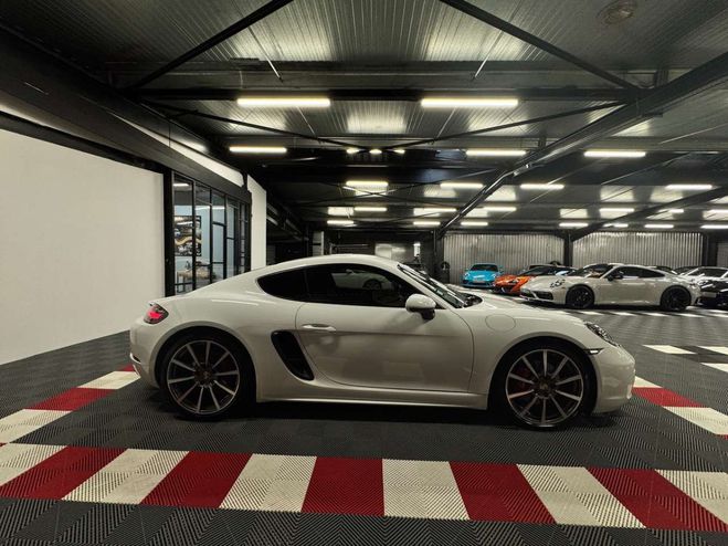 Porsche 718 CAYMAN S 2.5L 350 CH Blanc de 2017