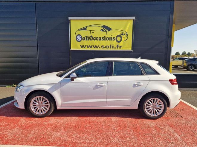 Audi A3 Sportback 1.6 TDI - 116 Design BLANC de 2018