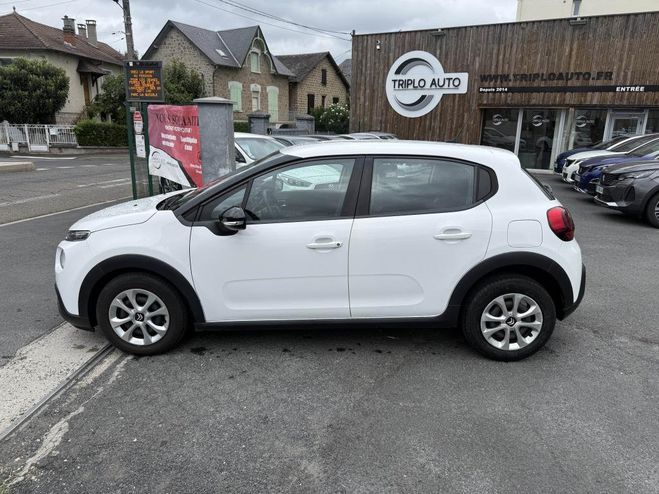 Citroen C3 1.5 BlueHDi - 100 S&S Feel gps   clim    BLANC de 2018