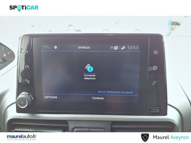 Peugeot Partner PARTNER FOURGON M 650 KG BLUEHDI 100 S&S White de 2023