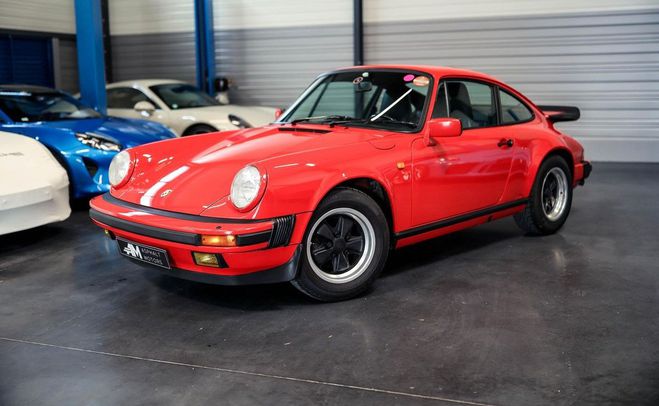 Porsche 911 3.2L G50 ? 231 cv Bo�te manuelle 17 000  Rouge de 1988