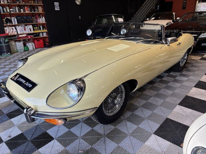 Jaguar E-Type Cabriolet 4,2 S�rie 2 Jaune de 1968