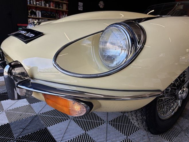 Jaguar E-Type Cabriolet 4,2 S�rie 2 Jaune de 1968