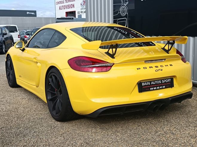 Porsche Cayman GT4 Pack clubsport Jaune de 2016