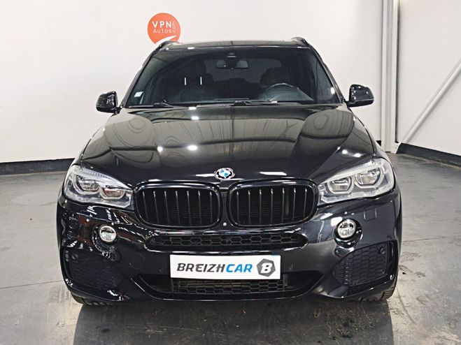 BMW X5 xDrive30dA 258ch Pack M Sport 7 places NOIR de 2017
