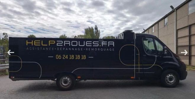 Fiat Ducato 25000ht plateau portes velos trottinette Noir de 2022