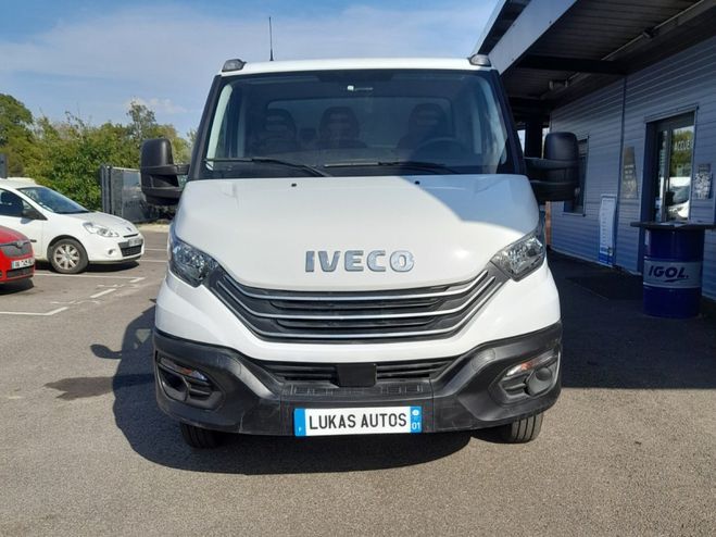 Iveco Daily CHASSIS CABINE BENNE+ COFFRE 35 C 14 HI- Blanc de 2022