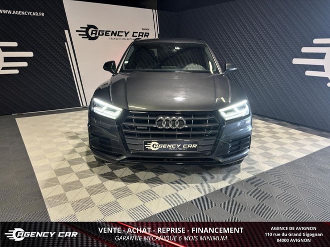 Audi Q5 Quattro 2.0 TDI - 190 - BV S-tronic S li GRIS FONCE de 2017