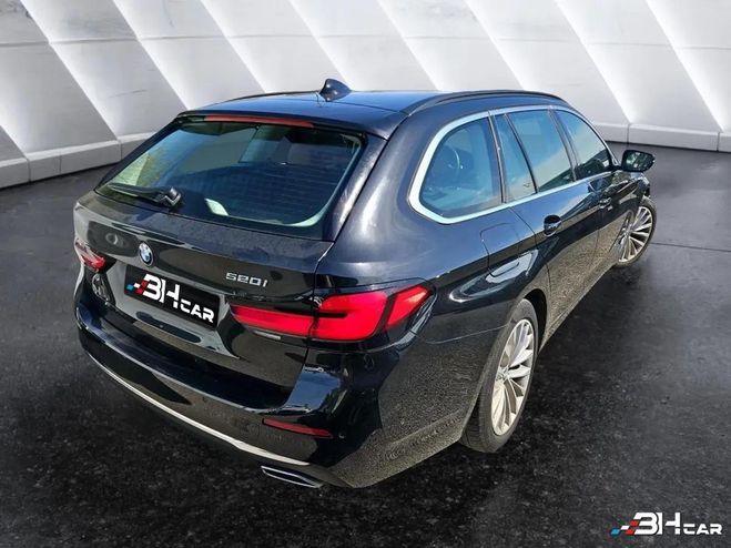 BMW Serie 5 TOURING 520I LUXURY 184 CH BVA8 CAM360 T Noir de 2021