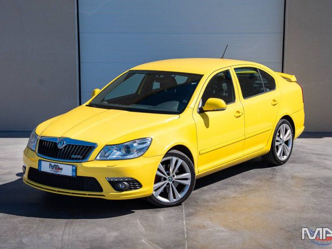 Skoda Octavia 2.0 TSI RS / 1ere main BVM Jaune de 2012