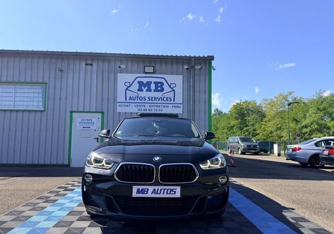BMW X2 xDrive18i 140CH PACK M BVA ? CUIR TOIT P Noir de 2019