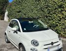 Fiat 500 C Lounge Blanc perlé capote noire à Nice (06) Fiat 500 C Lounge Blanc perlé capote noire à Nice (06)