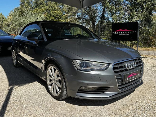 Audi A3 Cabriolet 1.6 TDI 110cv Ambition Carplay Gris de 2016