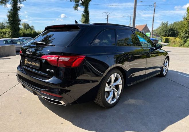 Audi A4 avant 40 tdi 190 ch s line, tronic 7 Noir de 2021