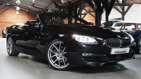 BMW Serie 6 F12 CABRIOLET (F12) 640D 313 XDRIVE BVA8 2012 d'occasion a Roncq (59)