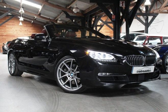 BMW Serie 6 F12 CABRIOLET (F12) 640D 313 XDRIVE BVA8 NOIR de 2012