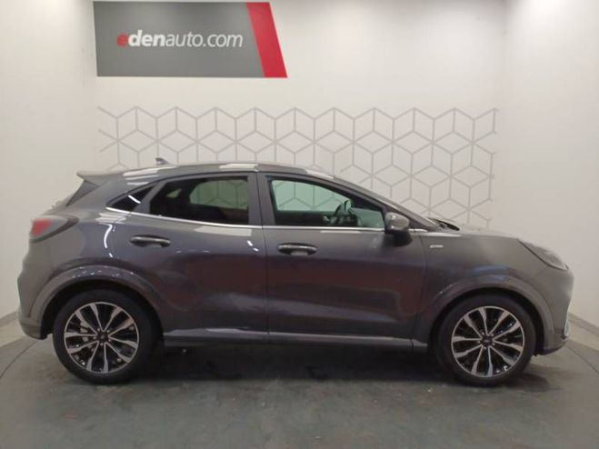 Ford Puma 1.0 EcoBoost 125 ch mHEV S&S DCT7 ST-Lin gris de 2021