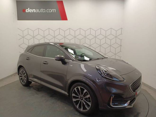 Ford Puma 1.0 EcoBoost 125 ch mHEV S&S DCT7 ST-Lin gris de 2021