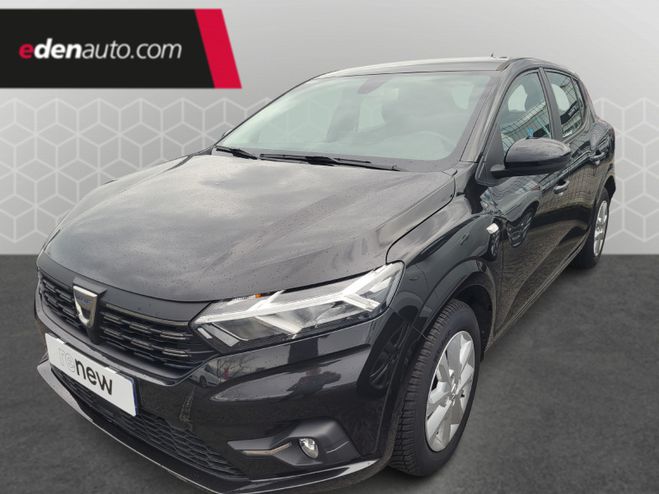 Dacia Sandero SCe 65 - 22 Confort noir de 2022